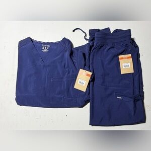 Navy Blue Men's Scrub Set NWT